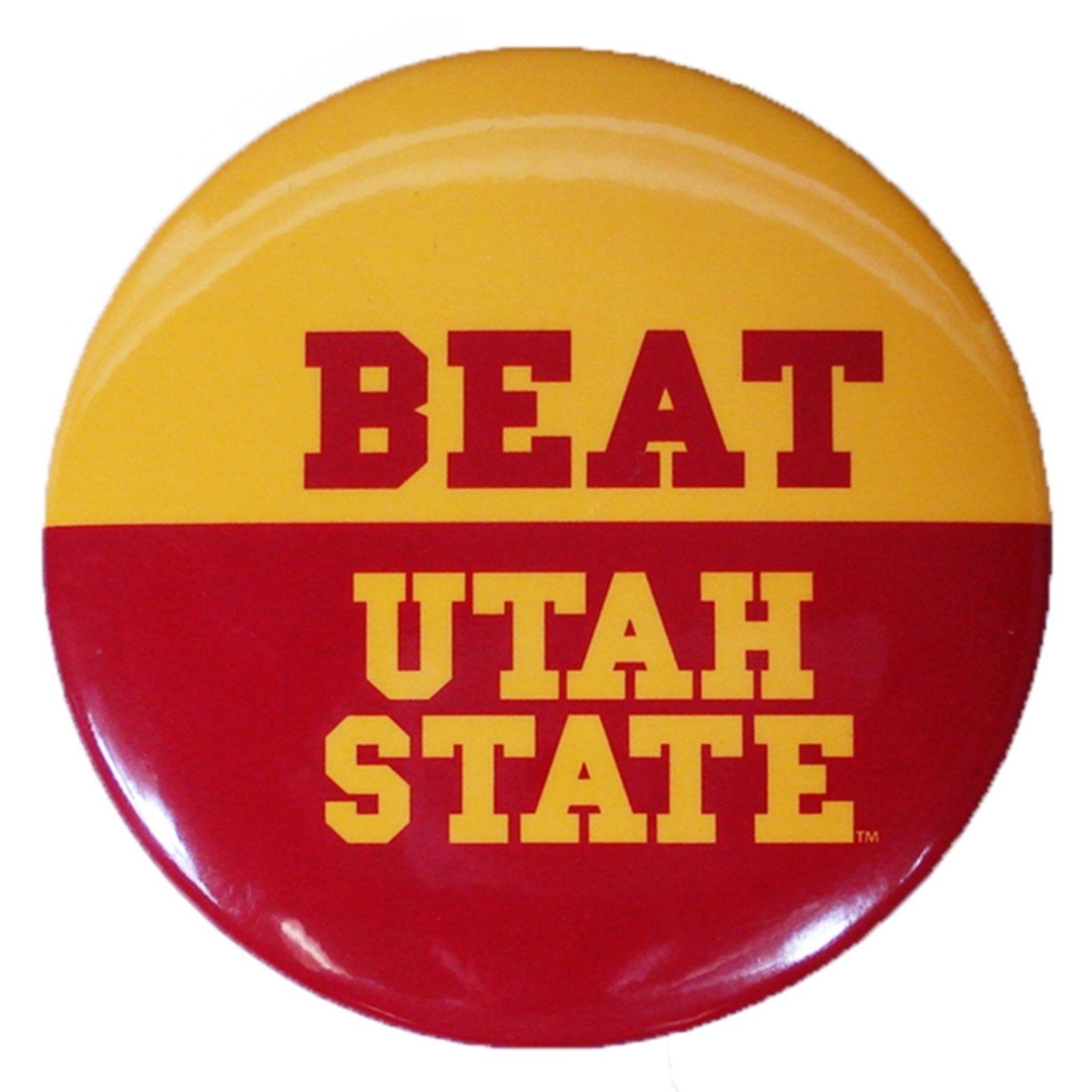 USC BEAT UTAH STATE BUTTON C&G BY THE U GIFT image01